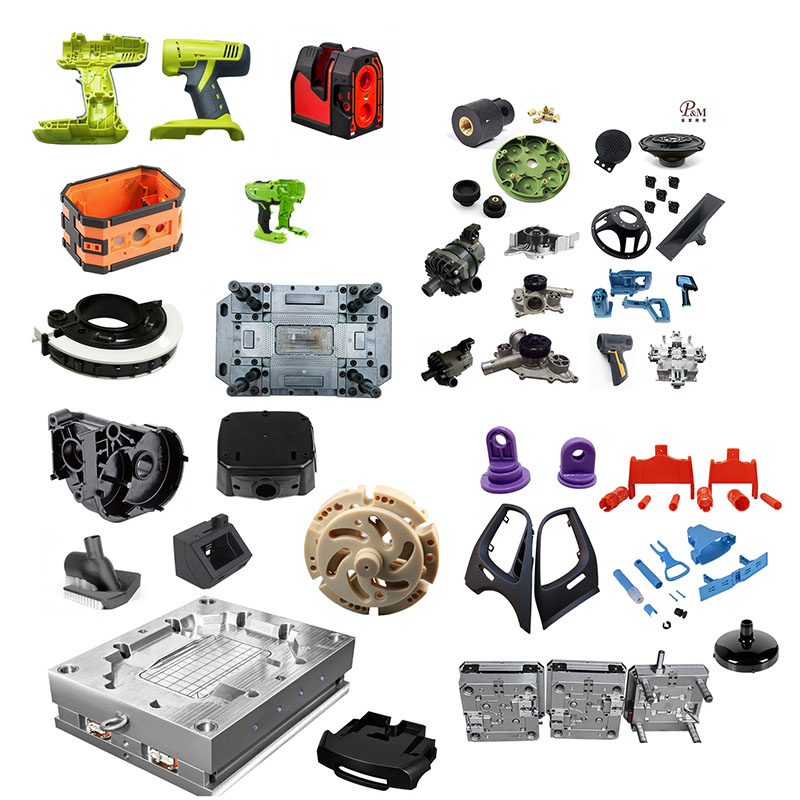 Đúc các bộ phận PVC tùy chỉnh