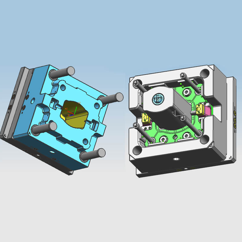 Smart trash can moulding