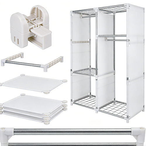 Bộ phận tủ quần áo có thể gập lại bằng nhựa