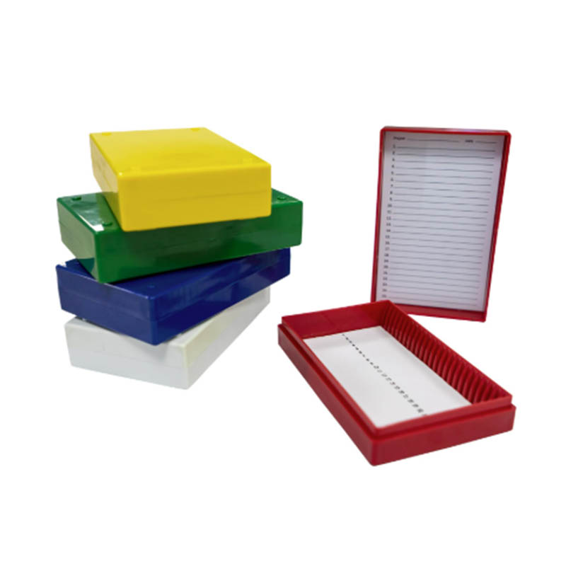 Hộp trượt bằng kính hiển vi nhựa đúc